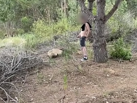 Mediocre torrid twink cruising for sex in the woods founds a nice big cock to drag inflate and they both cum asian unconcerned roommate sex videos