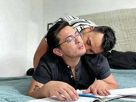 Hot and real sex with my classmate, fucking ends with an ass full of hot cum. asian gay bear sex videos