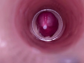 Female Insemination - Internal Camera Captures Deep Male Ejaculation hd asian sex videos gay