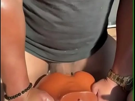 THROBBING 9 Inch Dick Gently Stroking Sex Toy Into Big Back away from asian marathi gay sex videos