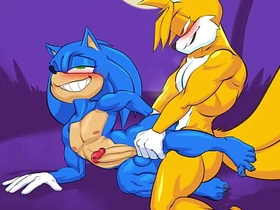 Sonic and Tails Under the Moon [Jackofak] asian gay group sex videos download