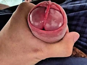 Cream Cock Head Slit Edging with Precum old mendicant unconcerned asian sex videos