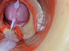 Female Insemination - Internal Camera Captures Deep Male Huge Ejaculation asian gay boys sex xxx videos