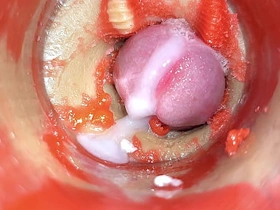 Camera in Vagina, Cervix POV, Tiny Cucked by Giant ‘Couple’, Cum in Pussy with the addition of Creampie - ASMR hot gay boys sex videos asian