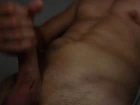 A robust guy shows his dick in chum around with annoy shower asian black gay intercourse videos