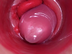 Inside a Camgirl Cervix POV Camera in Vagina with big dick bauble big cock asian gay sex videos