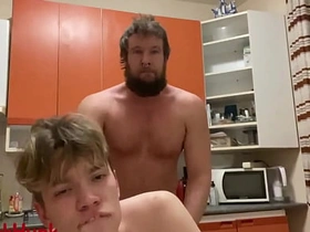 An angry Russian bear fucks a 19-year-old twink in hammer away cookhouse old man asian well-pleased sex videos