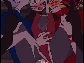 Helluva boss threesome (stolas andrealphus vassago) porn videos cheerful asian sex