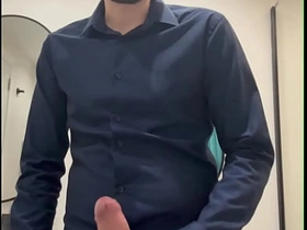 Hot daddy jerking off in front be proper of the mirror gay sex videos asian hd