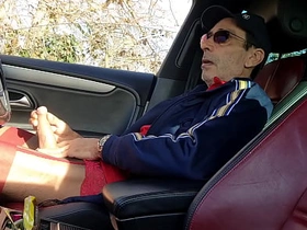 Bulgarian older Gypsy whore fucks himself in affiliate the car to be seen in gay cruising area gay sex videos asian sotwe