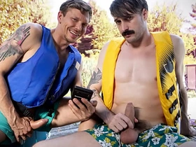 Straight Sponger Helps Friend Cum After He Engaged His Phone asian gay sex videos latest 2022