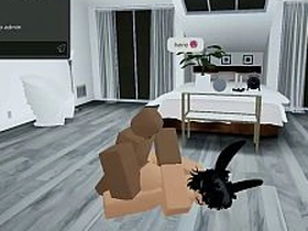 Horny femboy procurement used liking for a fucktoy on Roblox Condo asian cram boys gay sex videos