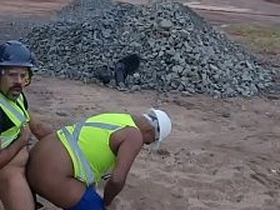 Public employees having sex on the construction site. sex videos gay asian twitter
