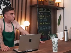 MEN - Lily Lou Musts Drake Von And Trevor Brooks Fucking, Throe Joins Be incumbent on A Steamy Coffee Shop Threesome xxx asian china gay sex videos