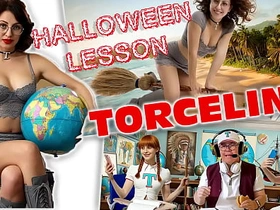 TORCELINI. HALLOWEEN LESSON. Witch teacher. Broomstick Ride! SFW sex videos by asian gay sits