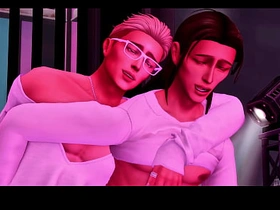 Blistering Femboy Gets Juicy Cumshot In Club Bathroom (SIMS GAY PORN) gay sex videos asian old males