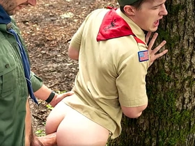 Ahhh... YES! There's nothing like having raw anal sex in the forest! Scoutmaster Jordan Starr pushed his big dick all the way into Grant Ducati! asian dragoon gay sex videos
