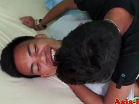 Asian twink bareback fucking before cumshot asian gay students sex videos