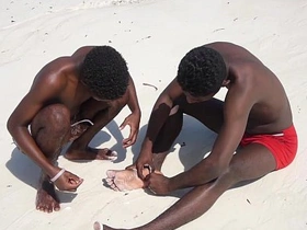 Black Twinks Sameul and Wilson Bareback asian gay uncle sex videos