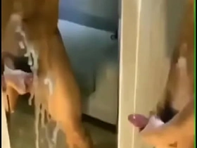 Asian cum not susceptible mirror image gay mating videos asian out door