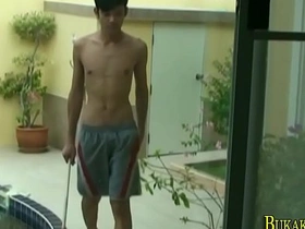 Asian twink spitroasted most viewed asian gay sex videos