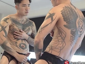 YOSHIKAWASAKIXXX - Yoshi Plays With Nipples And Jerks Off asian gay sex videos xnxx