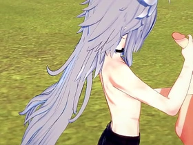 Genshin Brunt Yaoi - Razor Handjob with the addition of fucked by Diluc - Japanese Asian manga anime game porn gay asian gay sexual congress videos naughty teacher