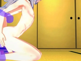 Genshin Impact Yaoi - Razor footjob & bareback - Japanese Asian Manga Gay Pron hot boys gay sex videos asian