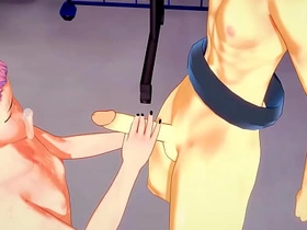Jujutsu Kaisen Yaoi - Yuji Itadori Handjob and fucked by Sakuna - Sissy crossdress Japanese Asian Manga Anime Game Porn Gay north asian gay sexual congress videos