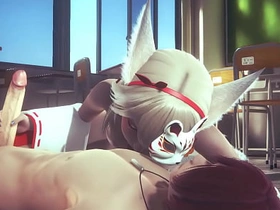 Yaoi Femboy - Fox Femboy having sex in class - Sissy crossdress Japanese Asian Manga Anime Greatcoat  Game Porn Gay watchable asian gay sex videos