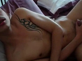 Thai Gay Boy Kai wanking his asian cock gay massage sex videos asian