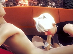 Yaoi Femboy - Alan Handjob with the addition of blowjob - Sissy Trap Crossdresser Anime Manga Japanese Asian Distraction Porn Happy-go-lucky gay teens asian sex videos