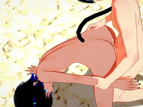 Yaoi - Catboy x Foxboy bareback twice - Sissy crossdress Japanese Asian Manga Anime Film  Game Porn Joyful gay sex videos asian boyfriend tv